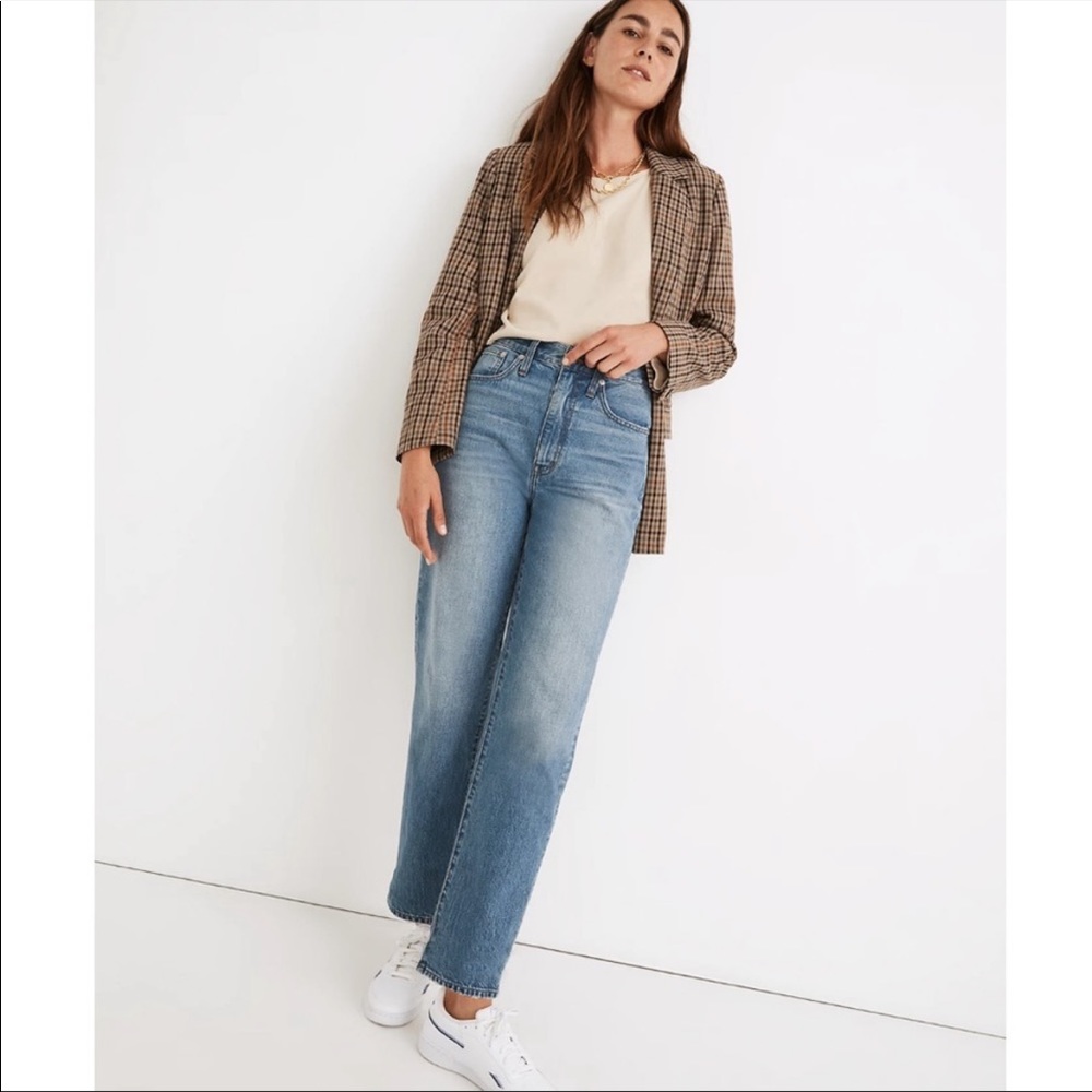 Madewell The Perfect Vintage Straight Jean in Moultrie Wash
